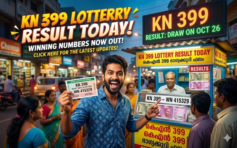kn 399 lottery result at V Club Official Lottery featured image